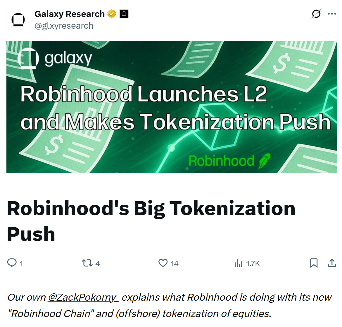 Robinhood 全天候代币化计划威胁纽交所收入
