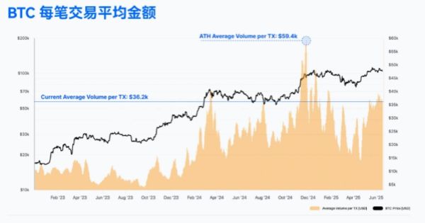 BTC 链上交易量骤减，高价值交易占比升至 89%，“价涨量缩”格局下链上活动加速迈向机构化